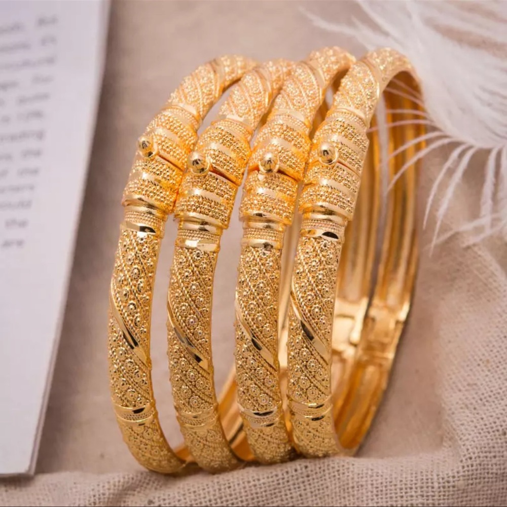 Gold Plated  Bangles